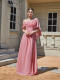 Sexy Large Strap Banquet Dress Solid Color Dress