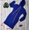 Fashionable casual pullover with round neck and slit hem with tie up dress