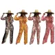 Fashion retro printed casual set