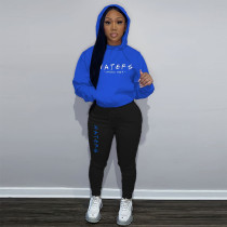 Fashion oversized hoodie casual printed sports cover