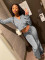 Fashion Hooded Casual Sport Velvet Suit