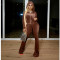 Fashion Hooded Casual Sport Velvet Suit