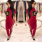 Fashion Sequins Short Sleeve Top Casual Pants Set