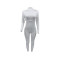 Casual plus size fashion tight solid color small pit strip jumpsuit