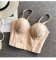 New 100 pleated corset underwear with small suspenders, solid color slimming and fashionable bra top for women