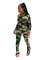 New jogging suit camouflage printed sports casual autumn and winter two-piece set
