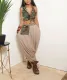 2023 Spring/Summer New Women's Set Camo+Big Barrel Pants Set