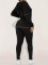 Fashion casual sports long sleeved pants two-piece set