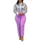 High waisted and tight fitting 9-point commuting casual solid color suit pants for foreign trade casual pants