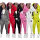 A two piece set of fashionable casual sports set is in stock
