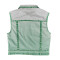 Summer striped gradient vest pocket work pants casual two-piece set