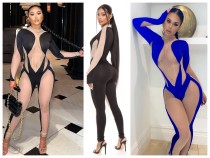 Fashionable and popular perspective jumpsuit