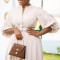 New Fashionable Style Large Pleated Foreign Trade A-line Dress African Dress
