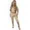 2023 plush sweater hooded sports casual set