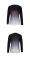 Letter printed round neck long sleeved women's T-shirt