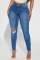 New Stretch Perforated Jeans with Small Feet Pants for Women