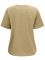 V-neck fashionable solid color fresh loose fitting short sleeved top