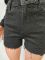 Fashionable long sleeved elastic shorts set
