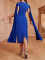 New Solid Color Slim Fit Women's Dress
