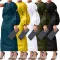 Solid color single sleeved hollowed out side slit dress