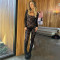 New Fashion Sexy Hollow Back Zipper Long Sleeve Jumpsuit