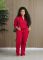 Plush and thickened sportswear loose size two piece set