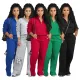 Plush and thickened sportswear loose size two piece set