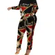 Printed Panel Long Sleeve Set