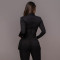 Sexy and fashionable pleated waistband jumpsuit