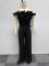 Slim Fit Lace Strap Off Shoulder Wide Leg Pants Jumpsuit