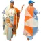 Fashion casual women's short sleeved knitted tassel long jacket