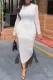 New Fashion Sexy Slim Fit Wrap Hip Dress