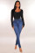 Lower body triangle pants top long sleeved jumpsuit