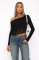 New Women's Casual Lace Edge Long sleeved T-shirt Spring and Autumn Solid Color Slim Fit Pullover Street Wear Bottom Top