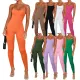 Fashionable, comfortable, and sexy long fitting backless camisole jumpsuit