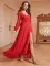 Women's long sleeved chiffon dress Amazon sexy lace up backless large swing long skirt