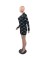 Autumn and Winter Temperament Commuting Loose Knitted Button Pocket Sweater Dress
