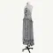 V-neck sleeveless suspender formal dress long skirt