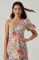 New Women's Clothing Amazon New Product One Shoulder Slim Fit Printed Dress Beach