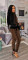 New thickened outdoor leisure high neck elastic zippered jacket and pants set