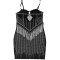Fashionable hot diamond party strap wrap buttocks A-line dress for women