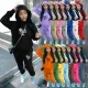 Velvet and Thickened Hooded Sweater Pants Casual Sports Set