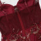 Sequin party long dress, fashionable suspender wrap buttocks A-line skirt
