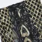 Women's strapless high slit sequin dress