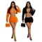 Sexy Spicy Girl Short Skirt Three piece Set Shawl+Lace up Underwear+Hip Wrap Short Skirt