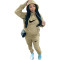 New plush and thickened hooded sweatshirt pants casual sports set