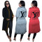 Autumn and Winter New Style Knitted Cardigan Hooded Sweater Coat 3 Colors with Pockets