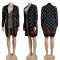 Autumn and winter temperament commuting slimming knit cardigan sweater cape 2-color stock