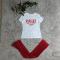 Autumn fashion casual short sleeved set (top+pleated skirt)
