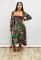 Fashion wrap chest+pants+coat three piece camouflage set